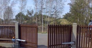 Купить распашные ворота из штакетника Ленинск-Кузнецкий, цена от 2707 руб.